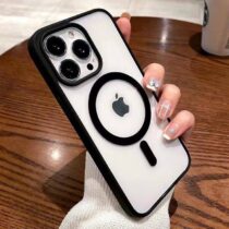 قاب موبایل Magic safe clear case black