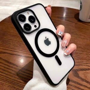 قاب موبایل Magic safe clear case black