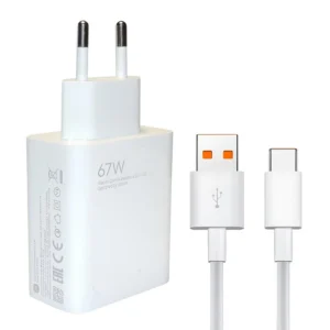 آداپتور شارژر 67 وات شیائومی به همراه کابل Adaptor 67W Xiaomi