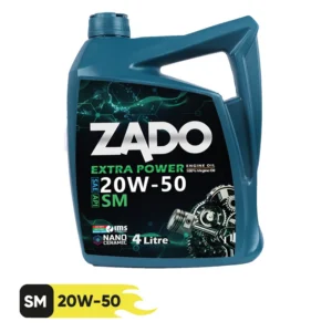 روغن موتور معدنی خودرو زادو مدل 20W50-SM-16000 حجم 4 لیتر