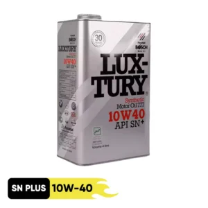 روغن موتور بوش مدل Luxury+ 10W40 SN حجم 4 لیتر