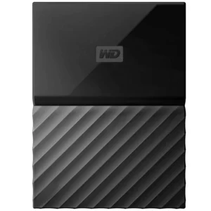 هارد اکسترنال وسترن دیجیتال استوک مدل My Passport ظرفیت دو ترابایت دارای رابط USB Type-A 3.2 (USED)